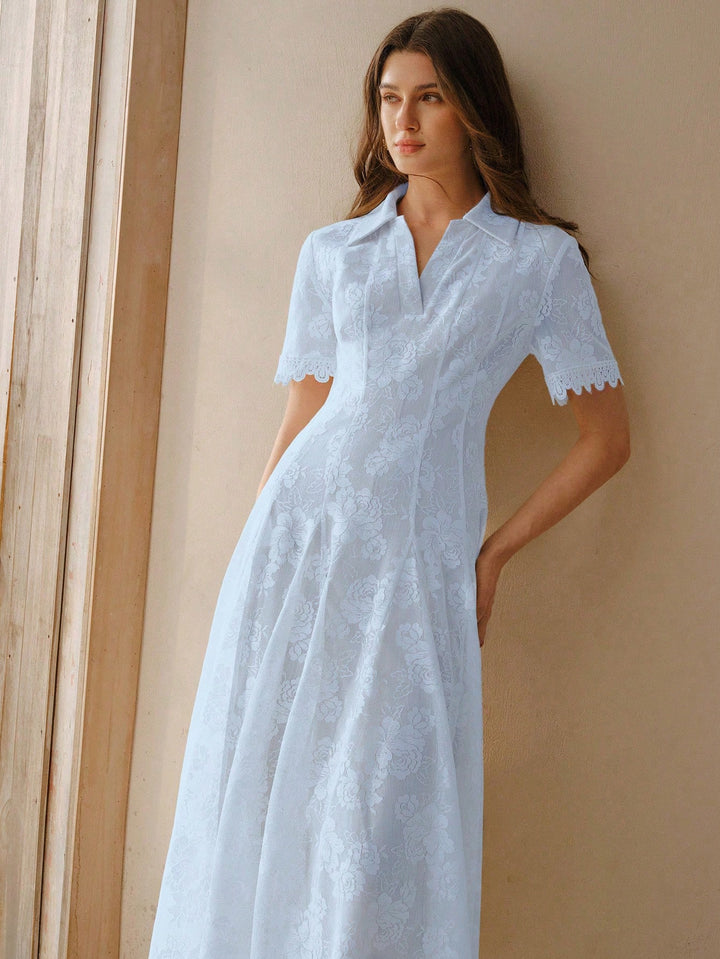 Rochie midi SHEIN, albastru