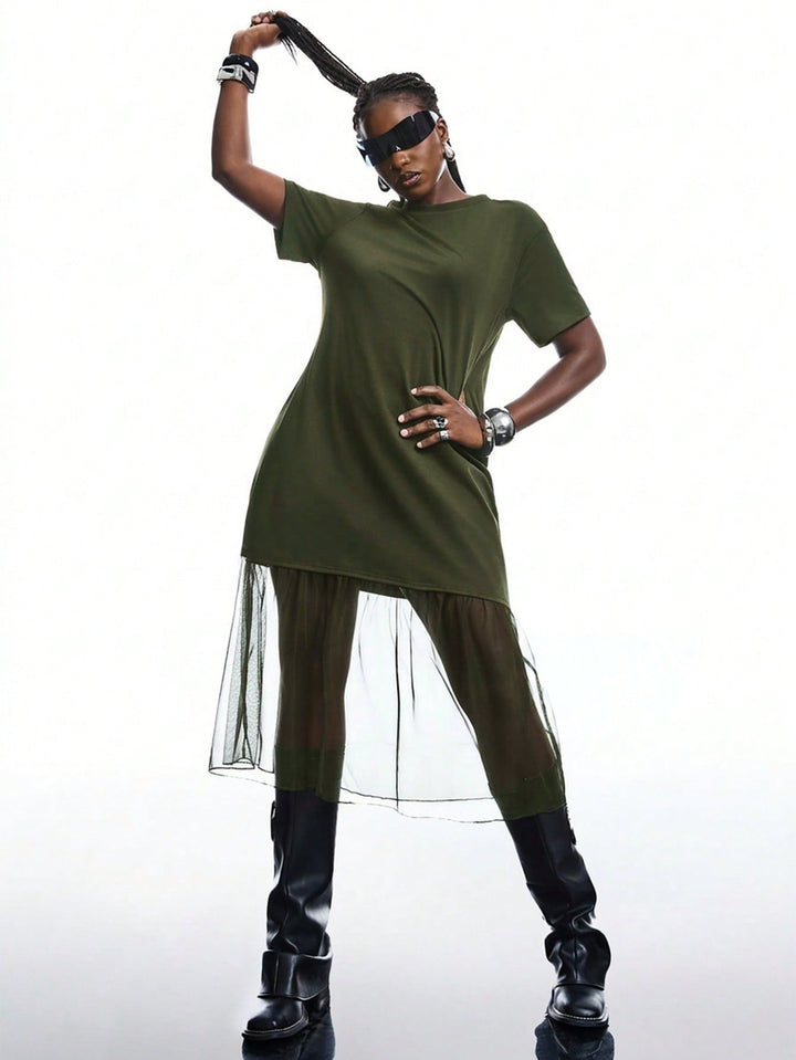 Rochie SHEIN, kaki