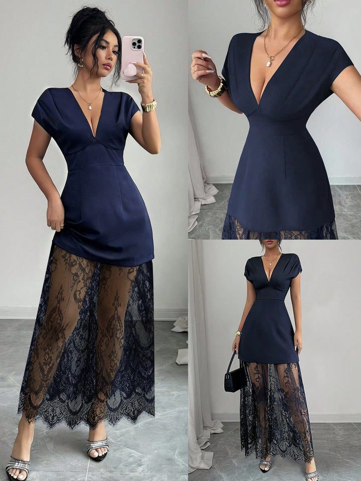 Rochie maxi SHEIN, albastru
