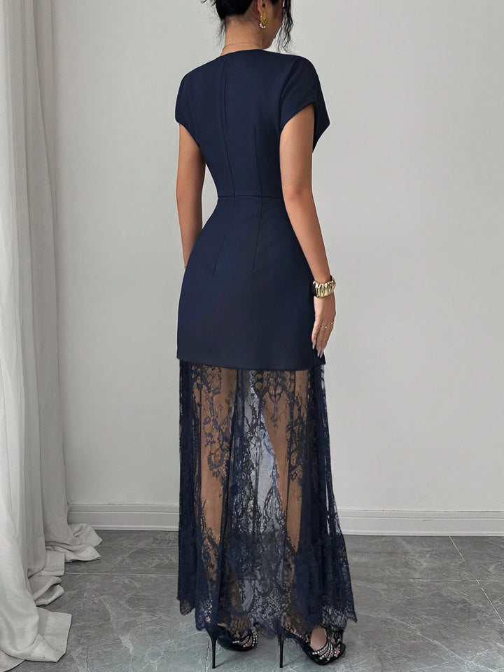 Rochie maxi SHEIN, albastru