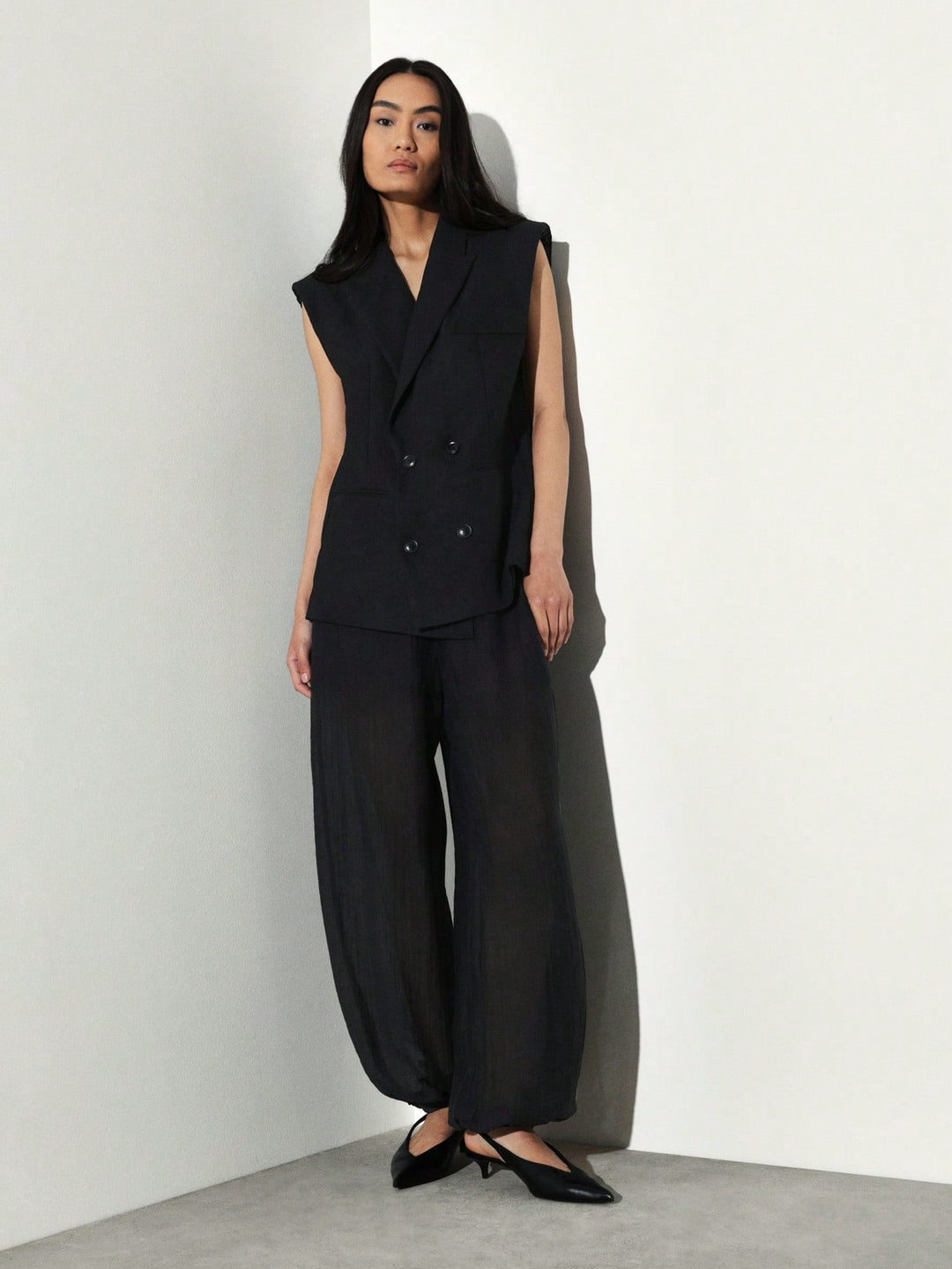 Sacou SHEIN, negru