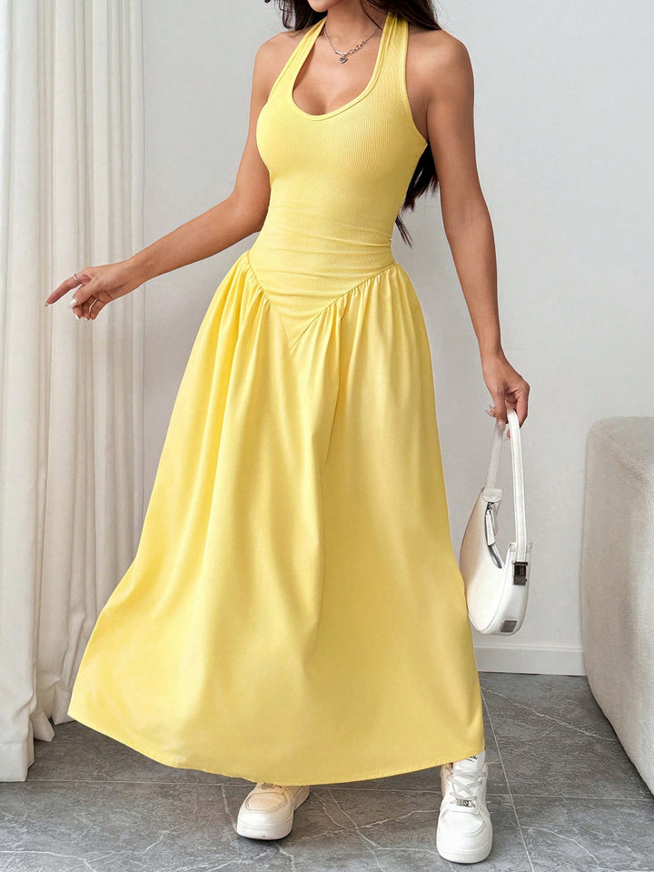 Rochie maxi SHEIN, galben
