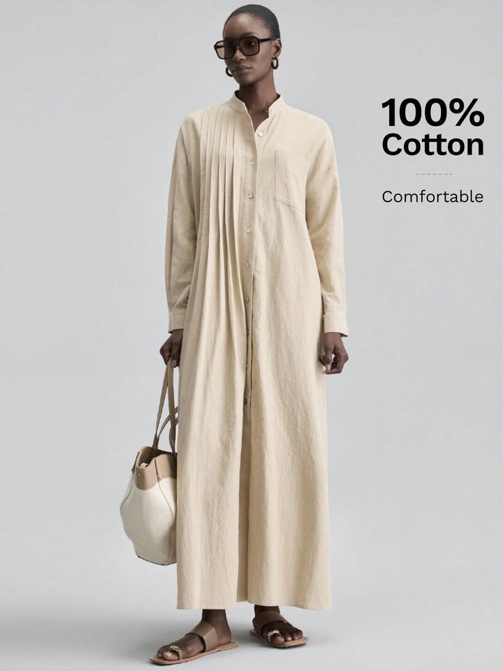 Rochie maxi SHEIN, kaki