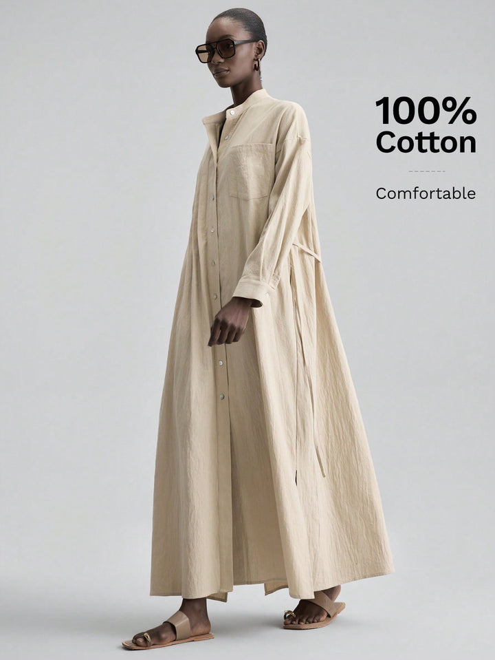 Rochie maxi SHEIN, kaki