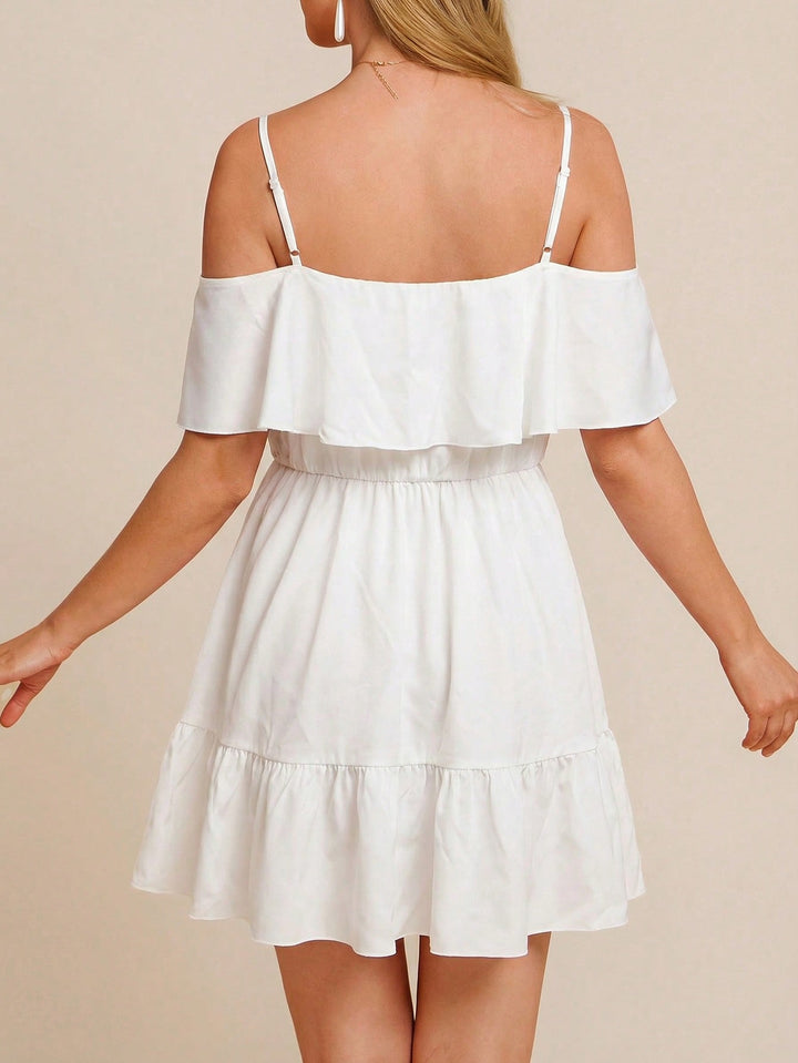 Rochie mini SHEIN, alb
