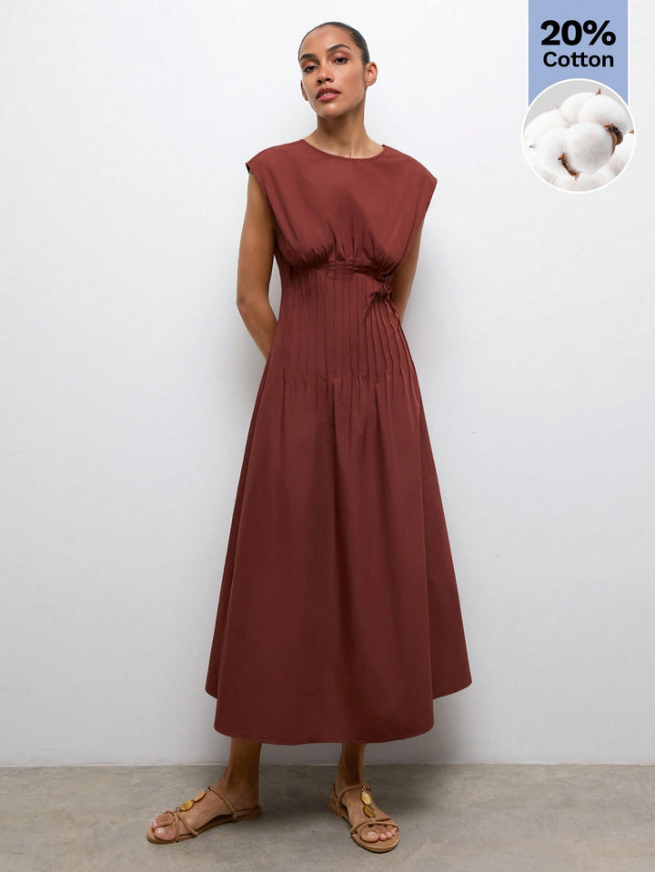 Rochie midi SHEIN, vișiniu