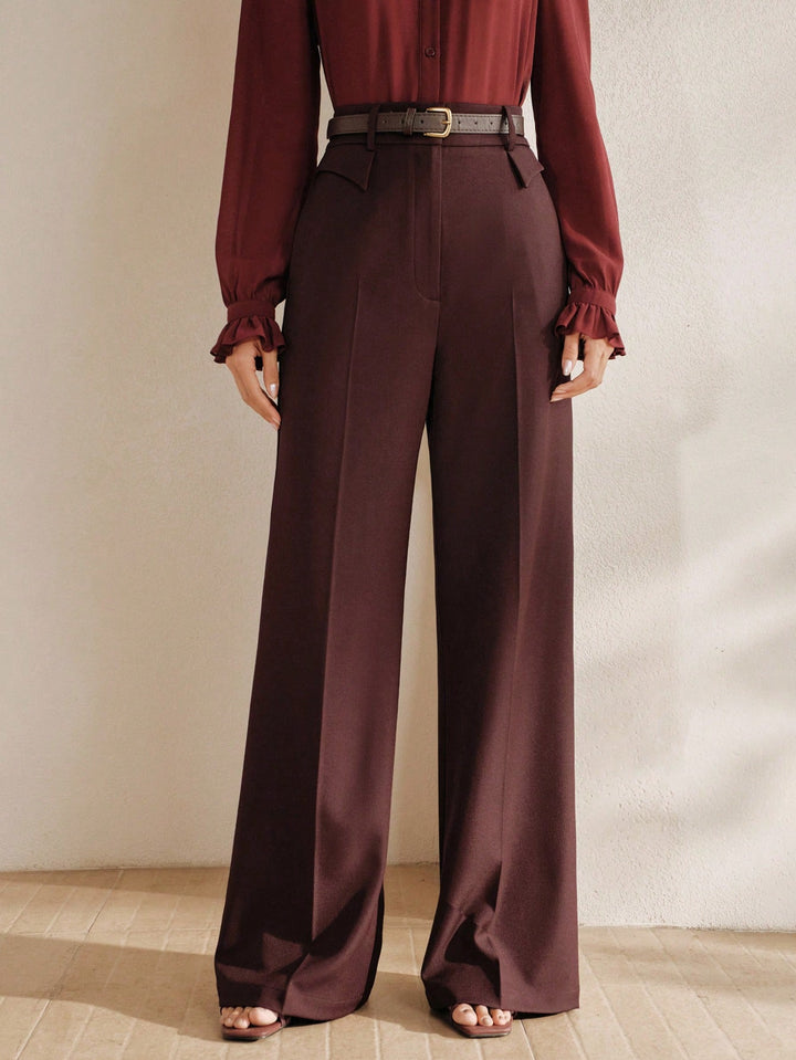Pantalon SHEIN, maro