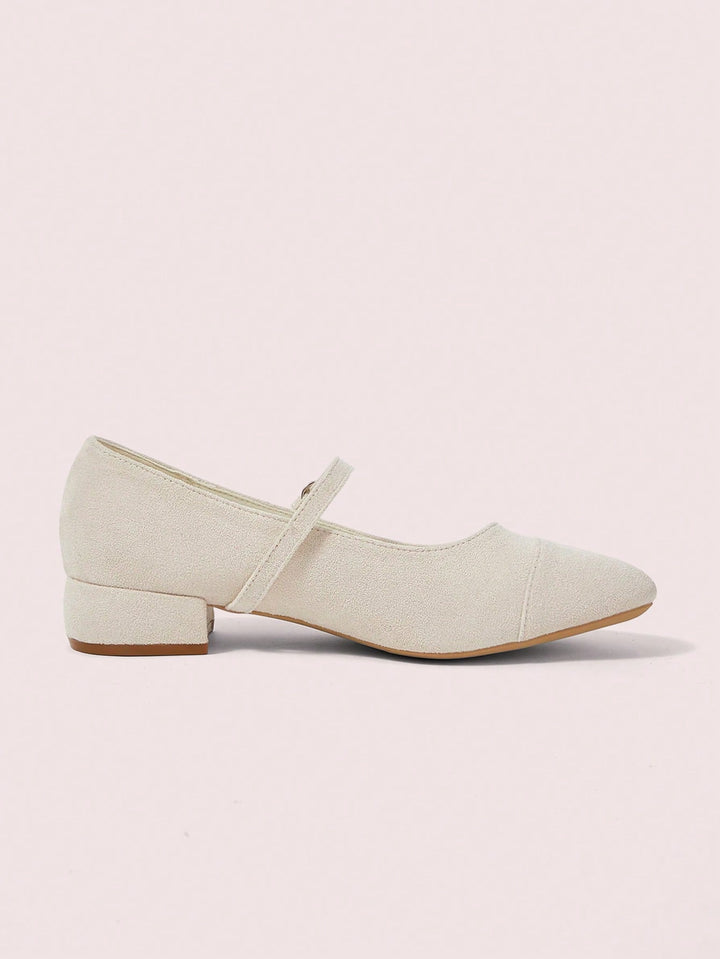 Pantofi cu toc SHEIN, alb