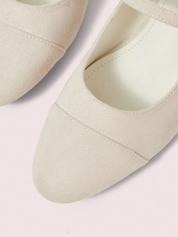 Pantofi cu toc SHEIN, alb