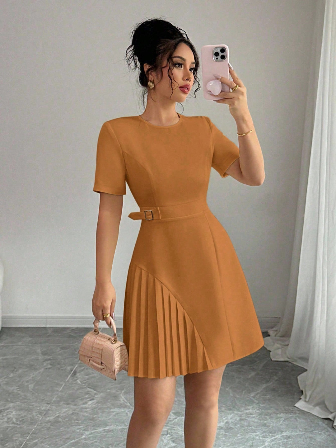 Rochie mini SHEIN, maro