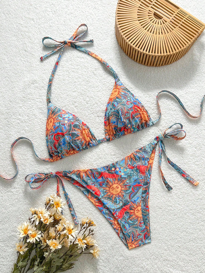 Set bikini de baie SHEIN, mix culori