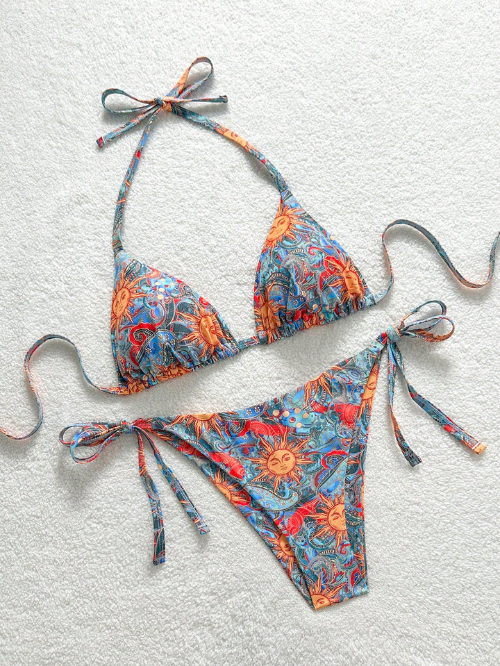Set bikini de baie SHEIN, mix culori