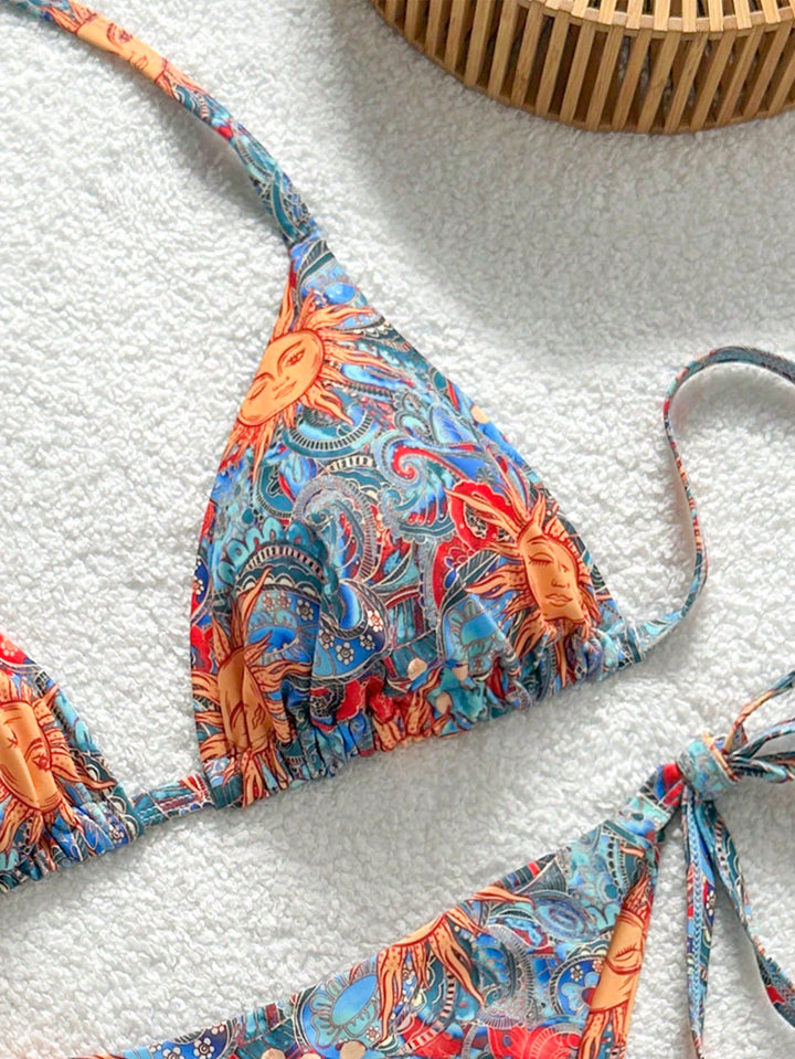 Set bikini de baie SHEIN, mix culori