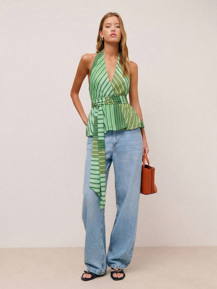 Top SHEIN, verde