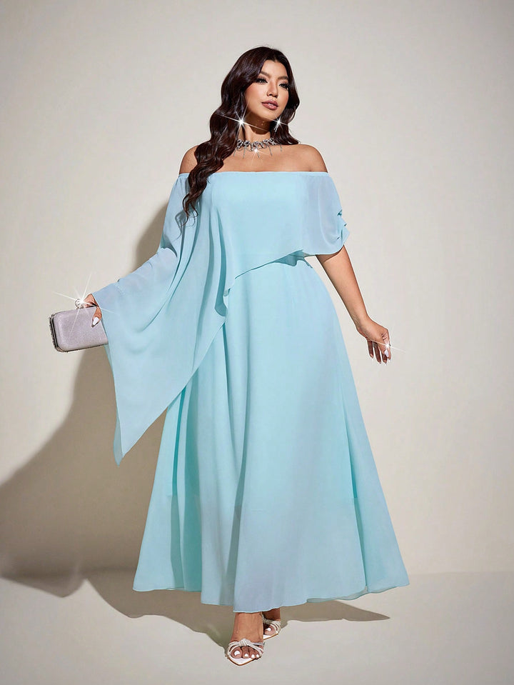 Rochie maxi SHEIN, albastru