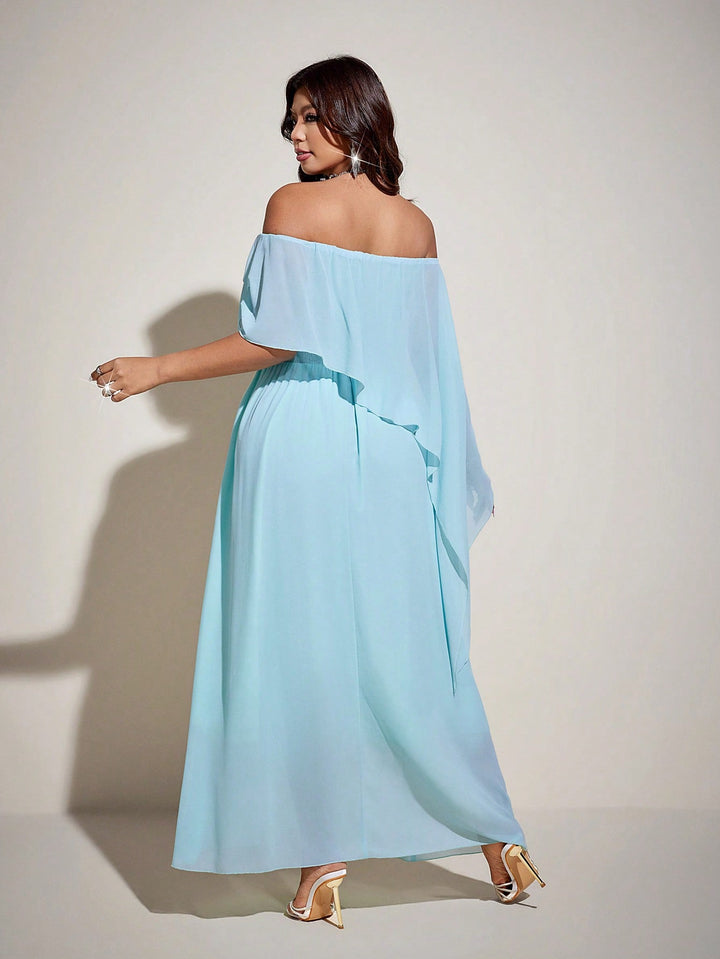 Rochie maxi SHEIN, albastru
