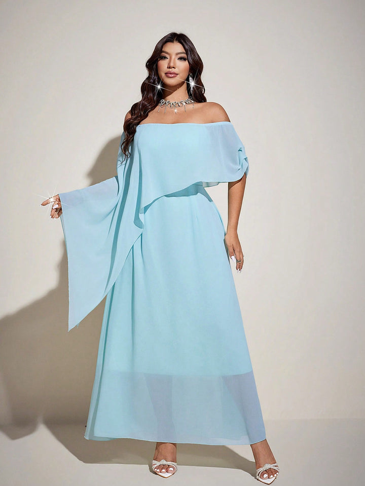 Rochie maxi SHEIN, albastru