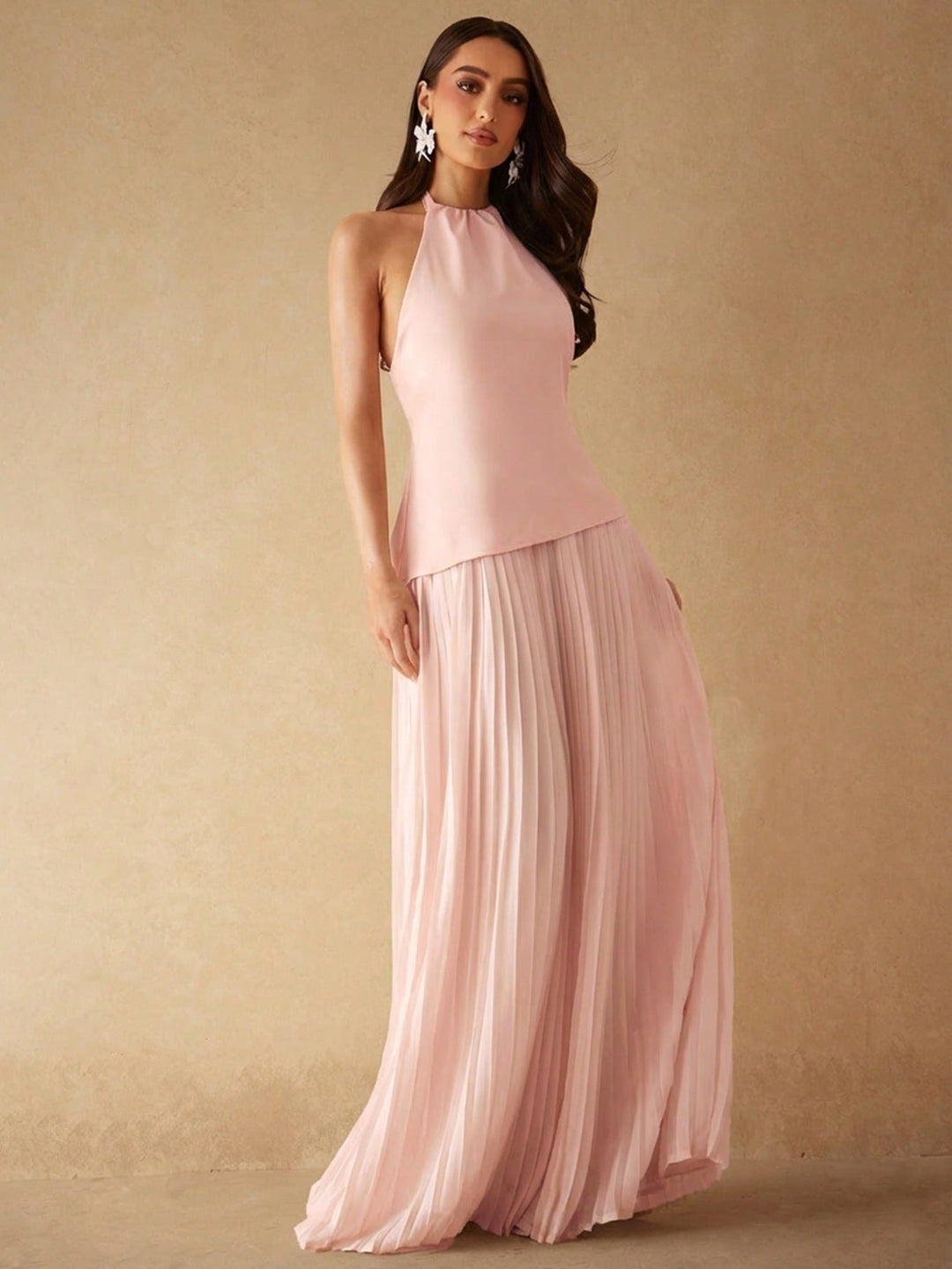 Rochie maxi SHEIN, roz