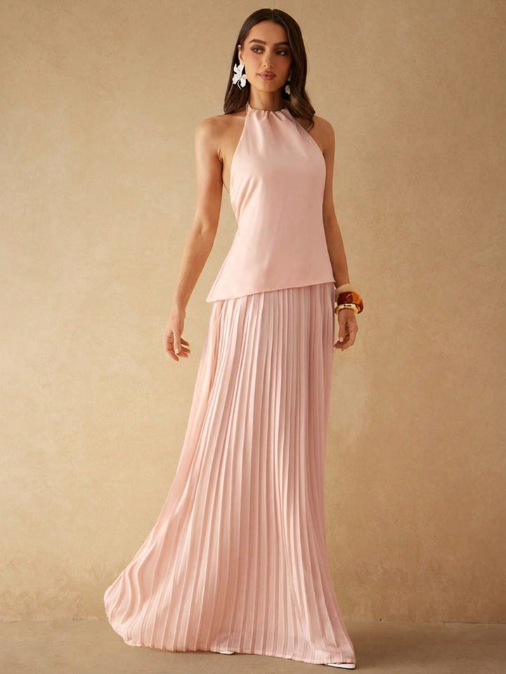 Rochie maxi SHEIN, roz