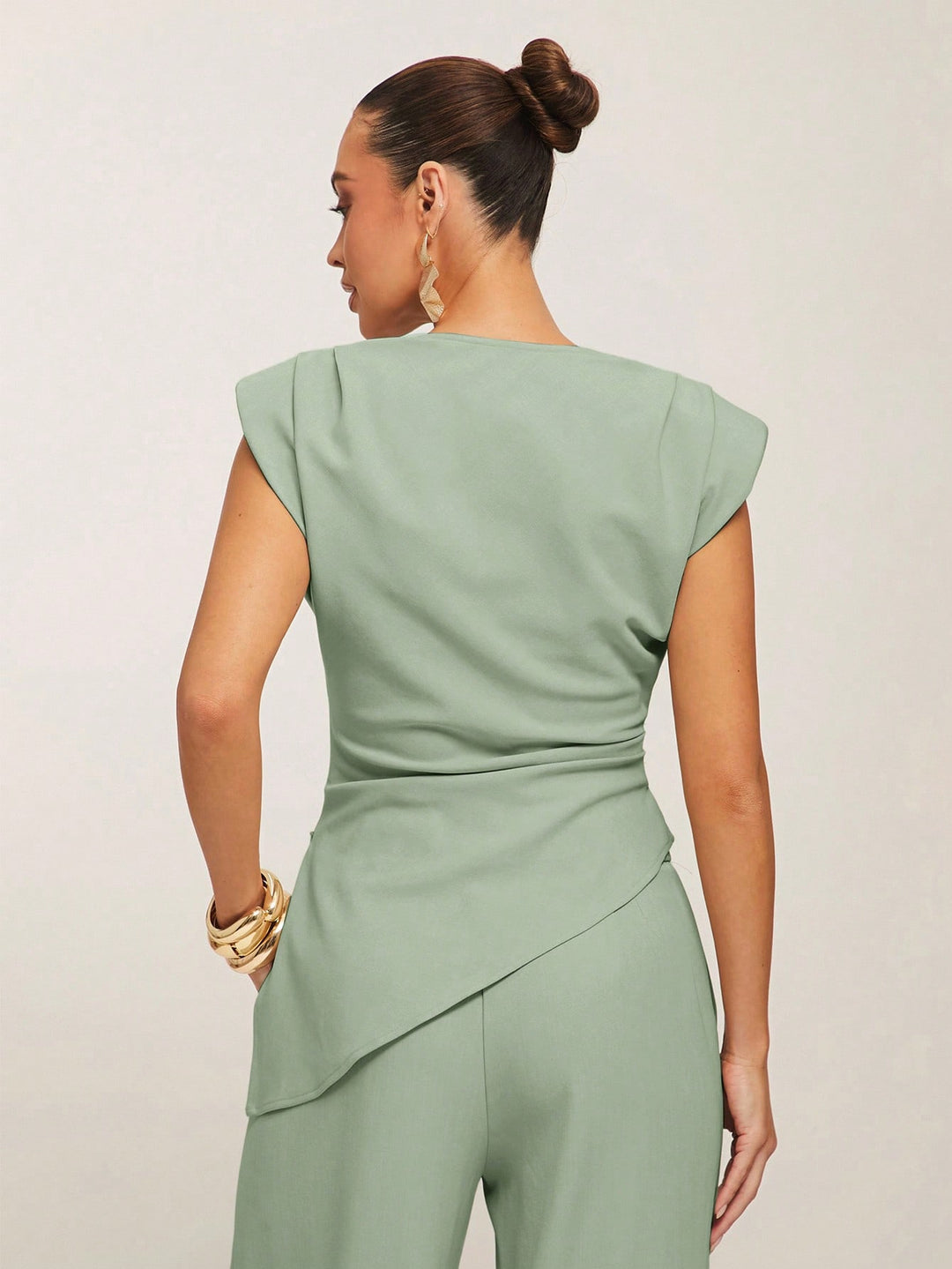 Top SHEIN, verde