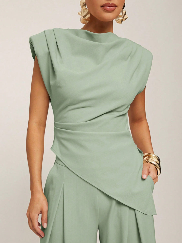 Top SHEIN, verde