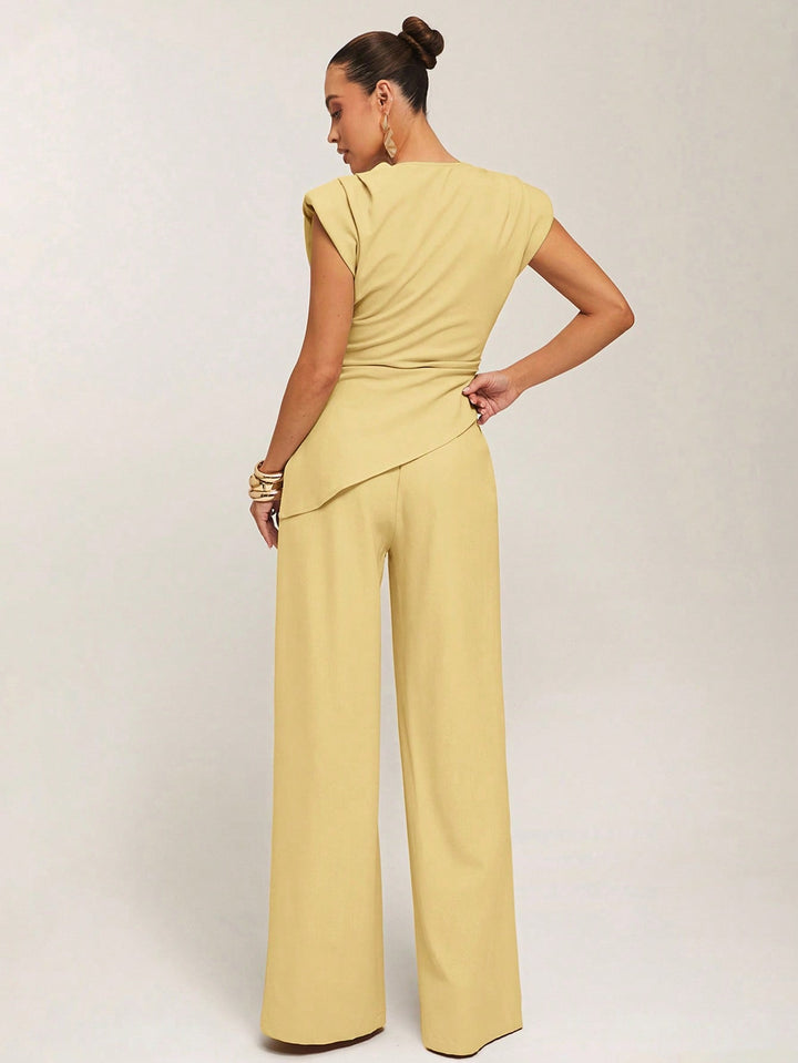 Top SHEIN, galben