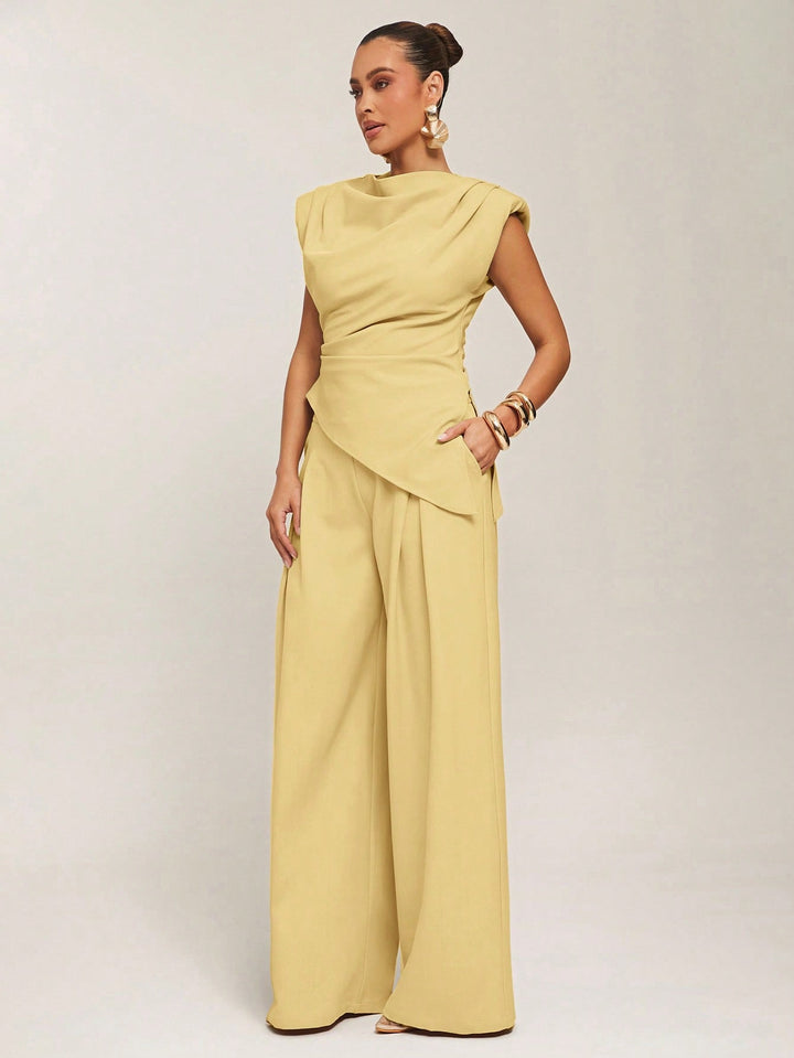 Top SHEIN, galben