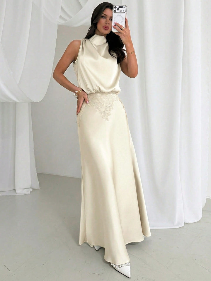 Rochie maxi SHEIN, portocaliu