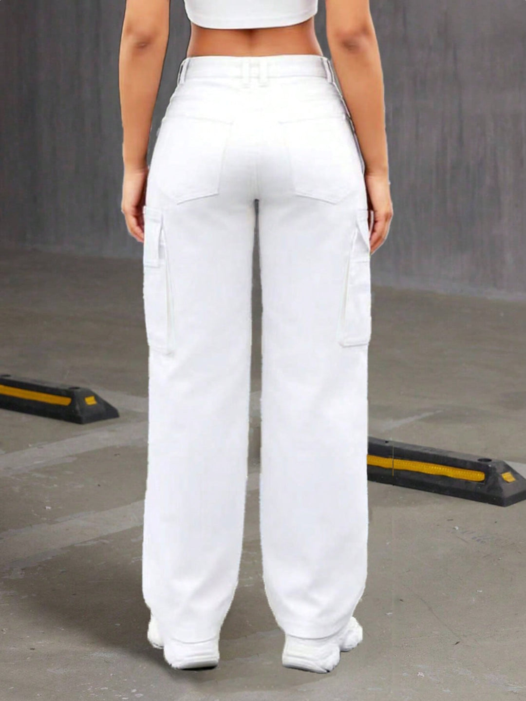 Jeans SHEIN, alb
