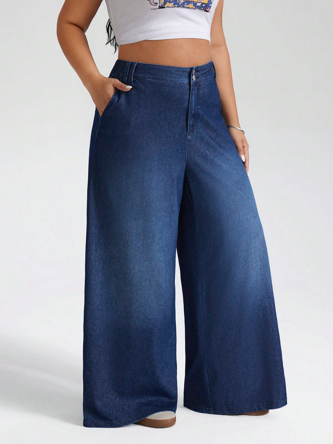 Jeans SHEIN, albastru