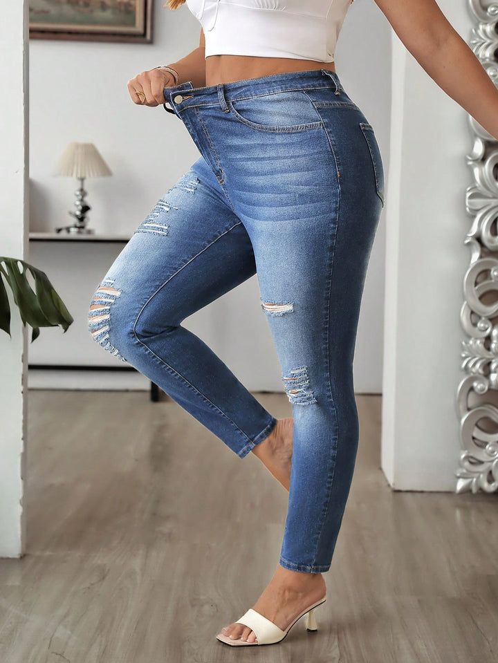 Jeans SHEIN, albastru
