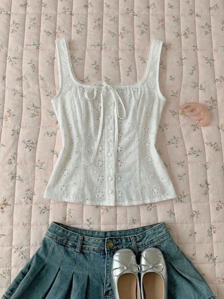 Top SHEIN, alb