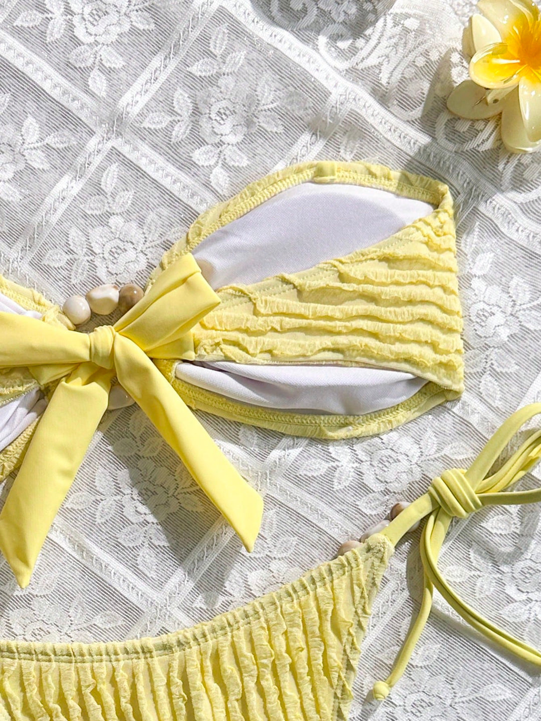 Set bikini SHEIN, galben