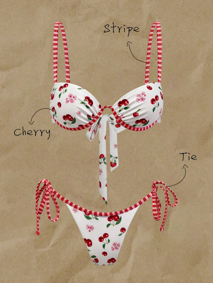 Set bikini SHEIN, mix culori