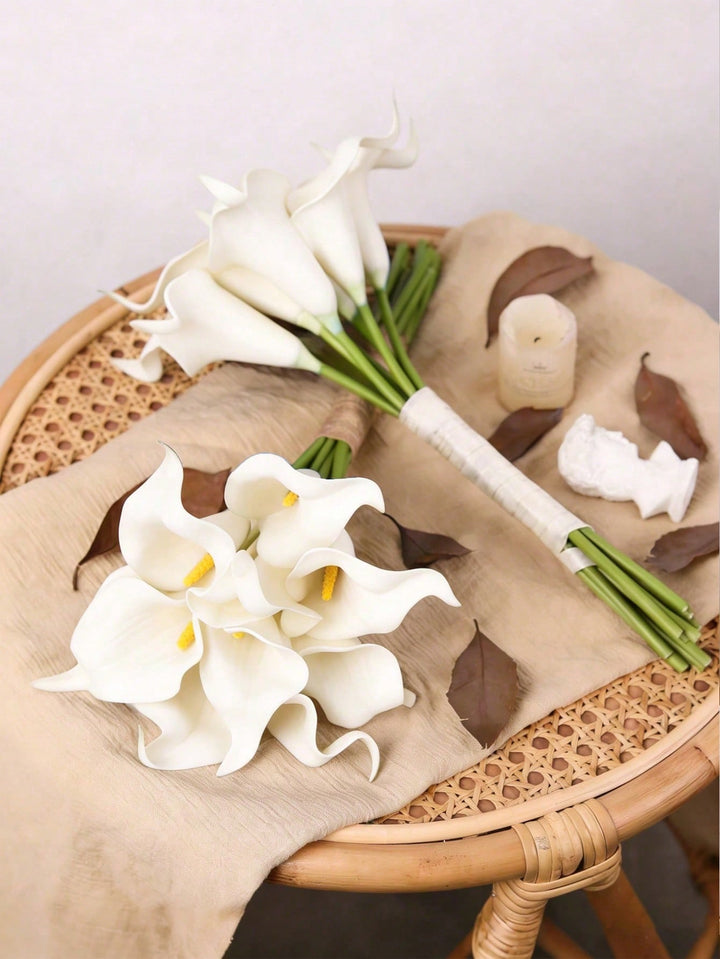 Floari artificiale SHEIN, mix culori
