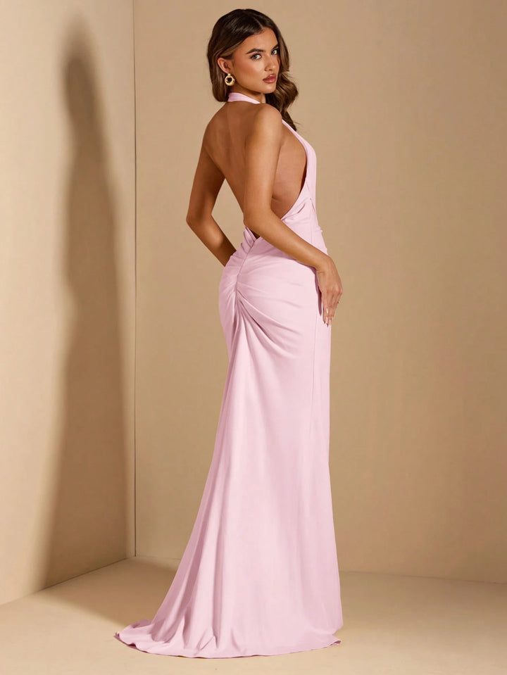 Rochie maxi SHEIN, roz
