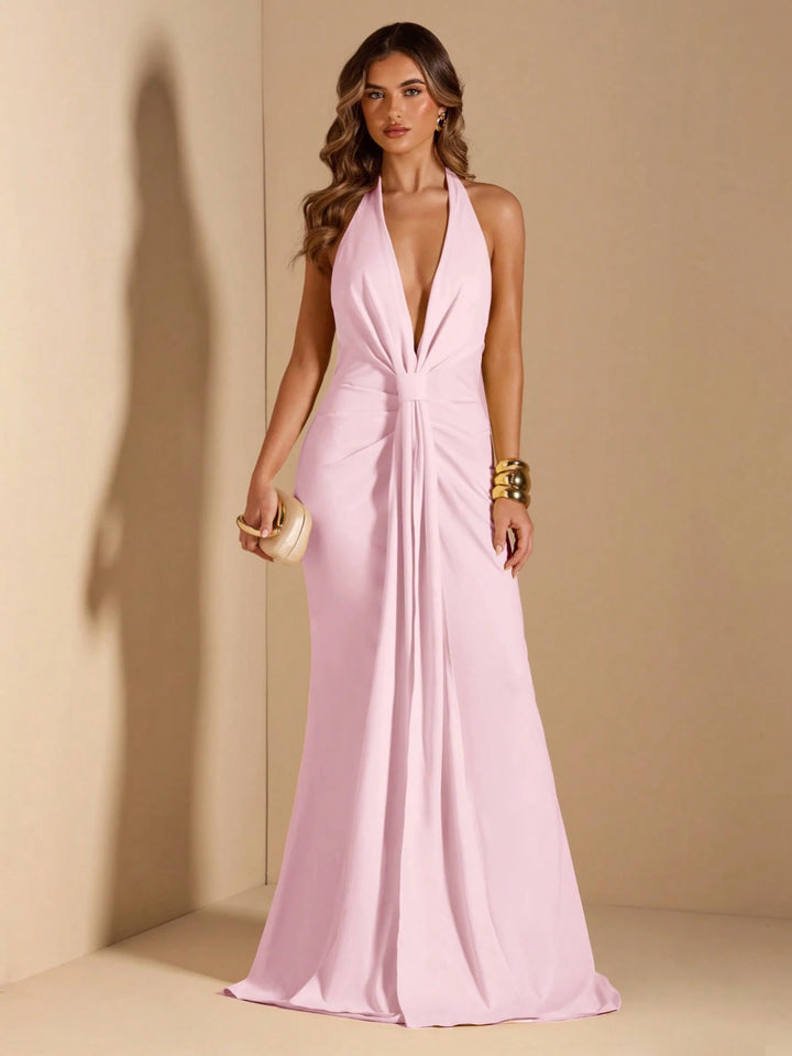 Rochie maxi SHEIN, roz