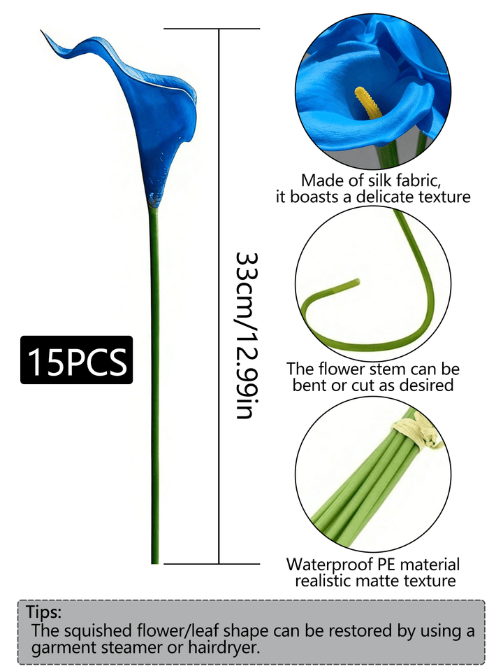 Floari artificiale SHEIN, mix culori