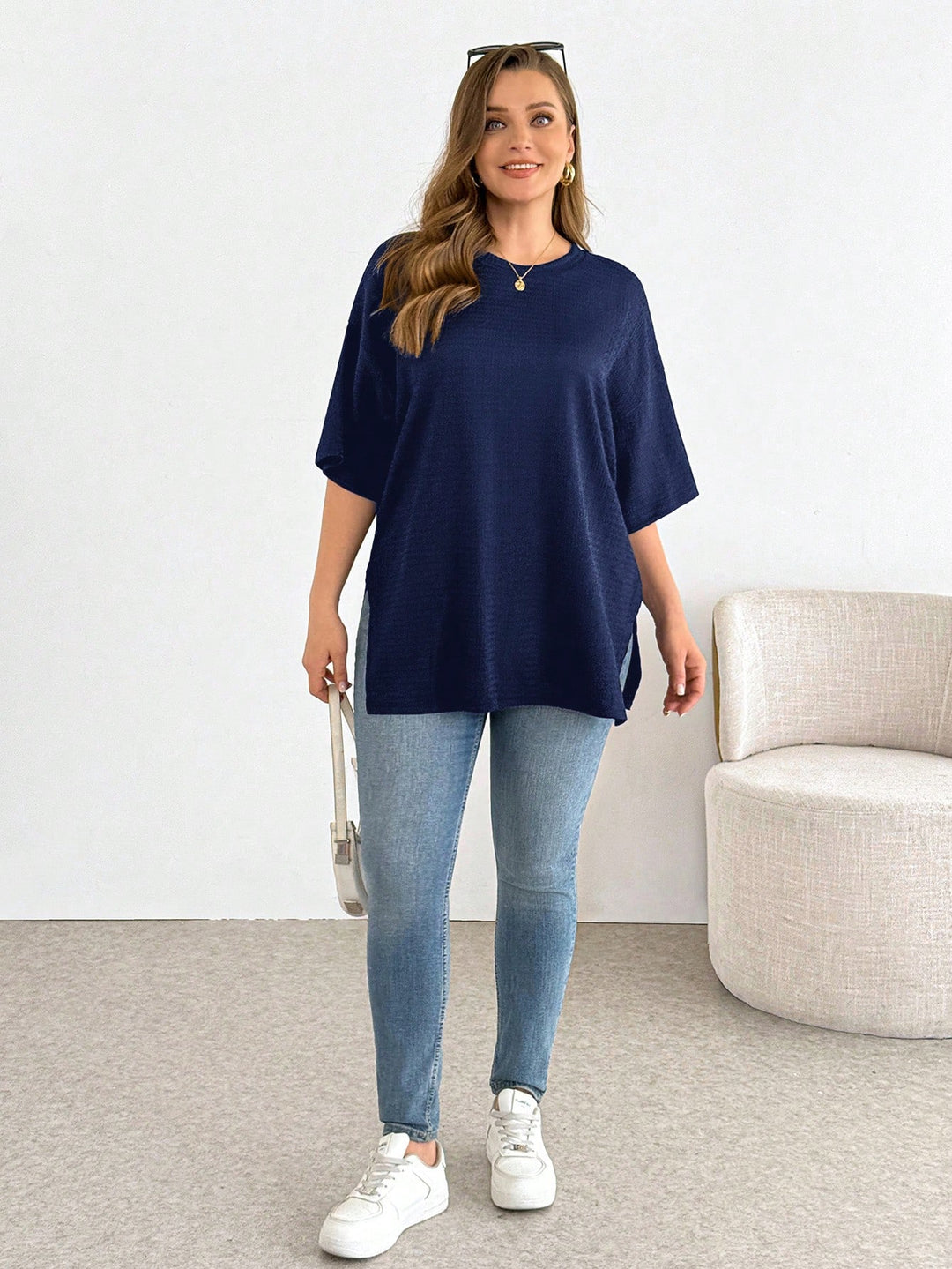 Tricou SHEIN, albastru