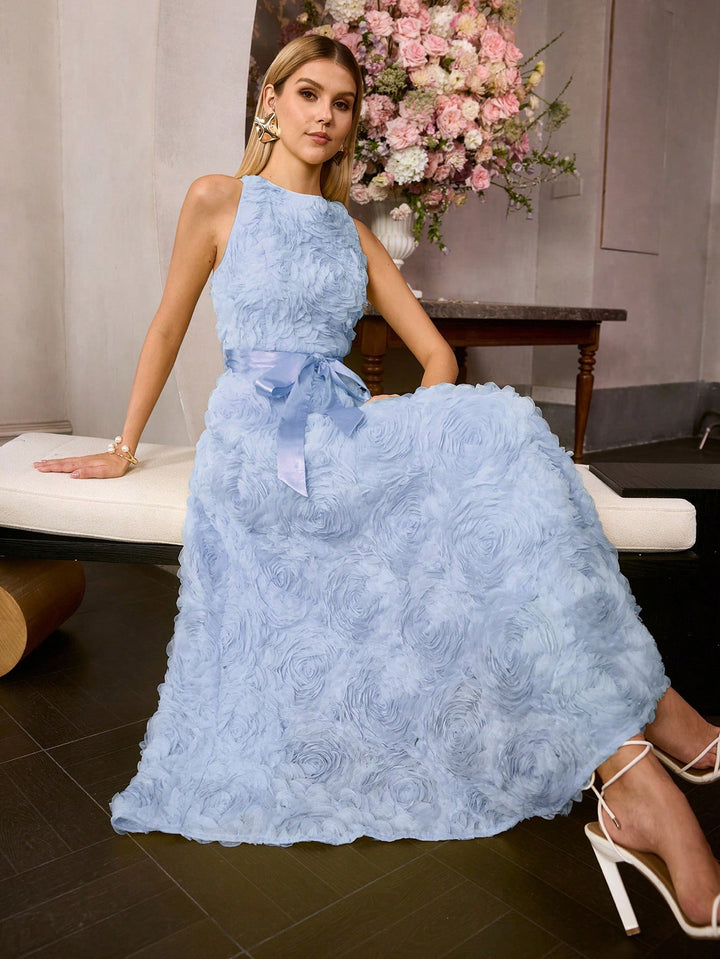 Rochie midi SHEIN, albastru