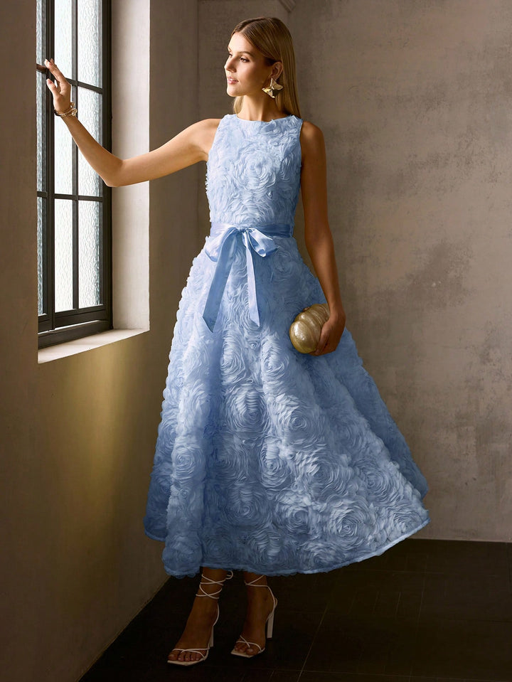 Rochie midi SHEIN, albastru