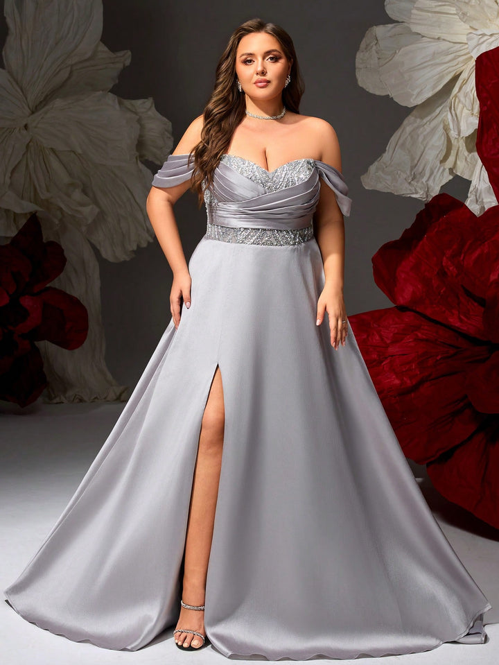 Rochie SHEIN, argintiu