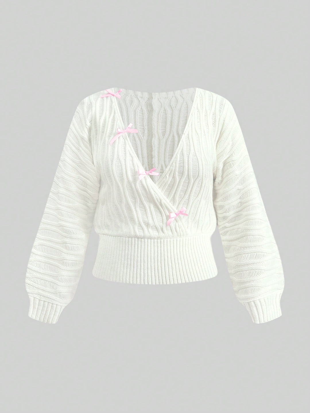 Pulover SHEIN, alb