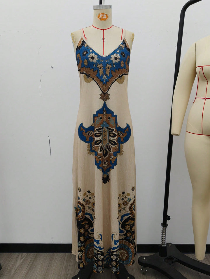 Rochie maxi SHEIN, mix culori