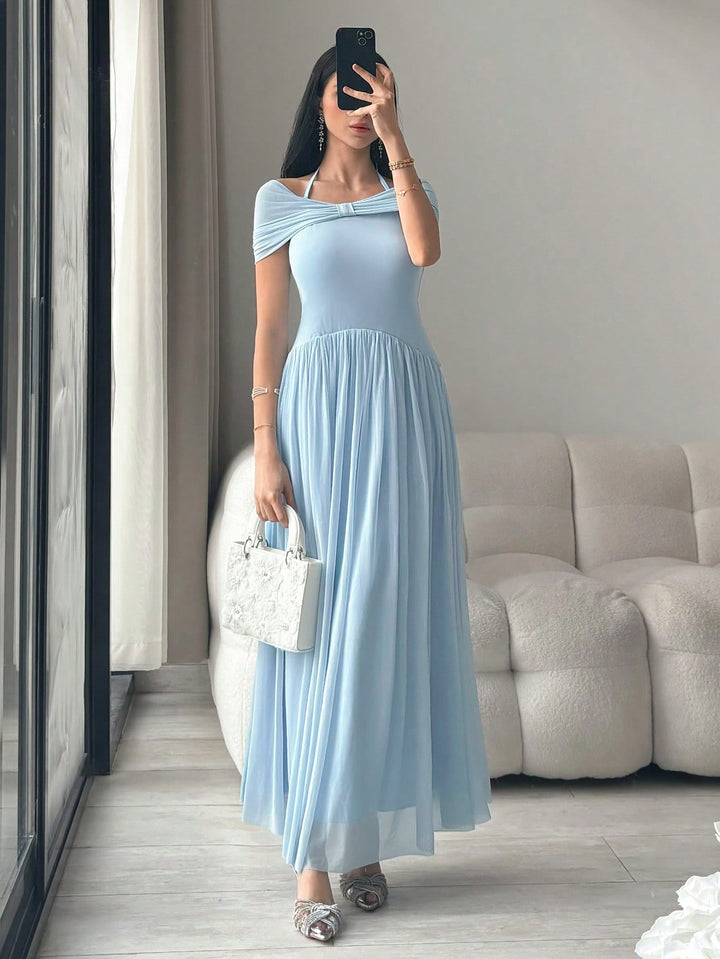 Rochie maxi SHEIN, albastru