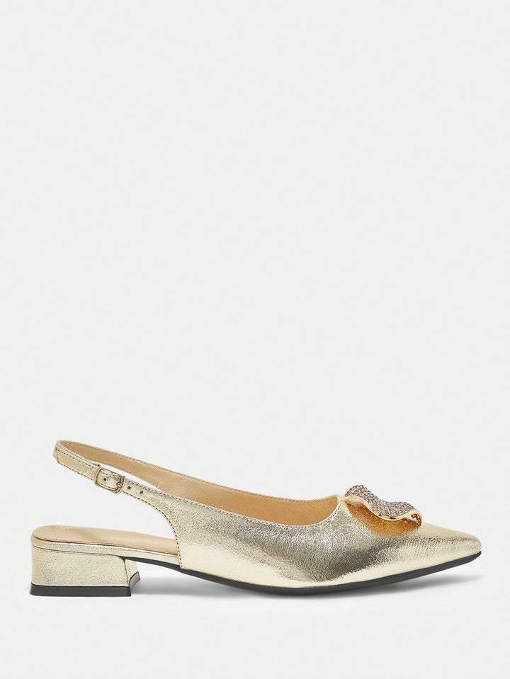 Pantofi SHEIN, auriu