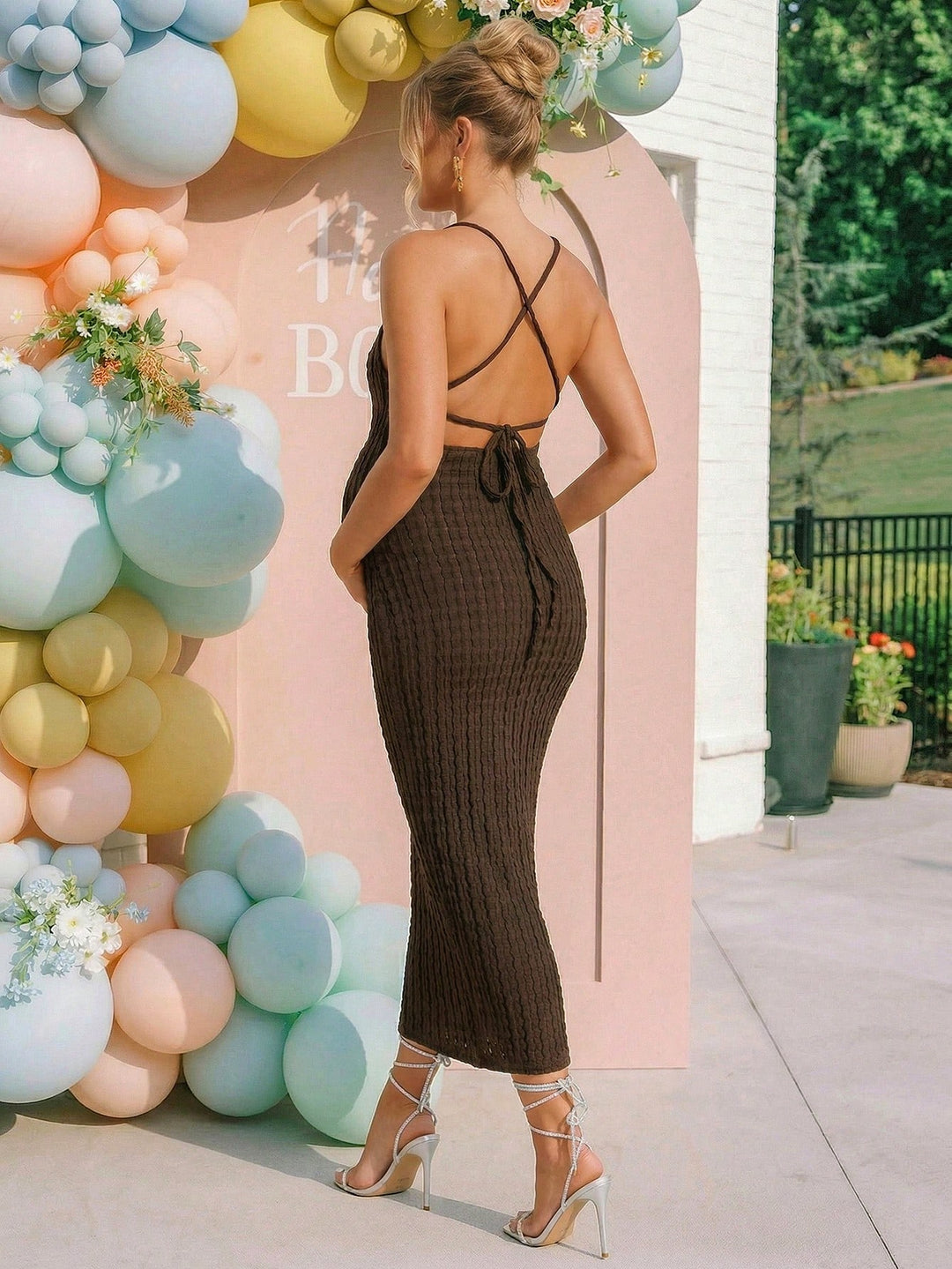 Rochie SHEIN, maro