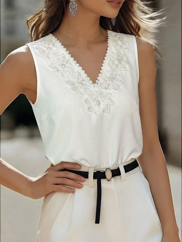 Top SHEIN, alb