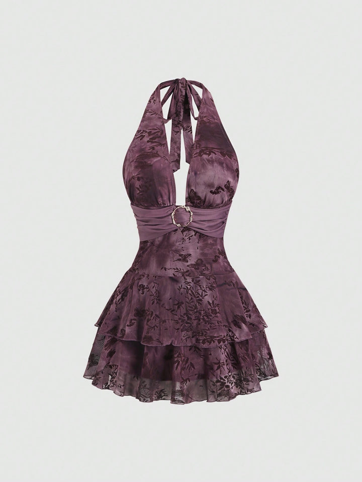 Rochie scurtă SHEIN, mov