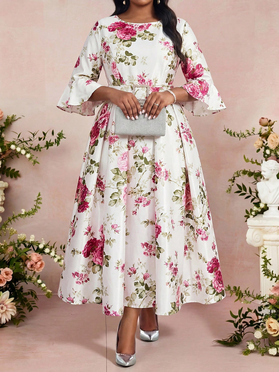 Rochie SHEIN, mix culori